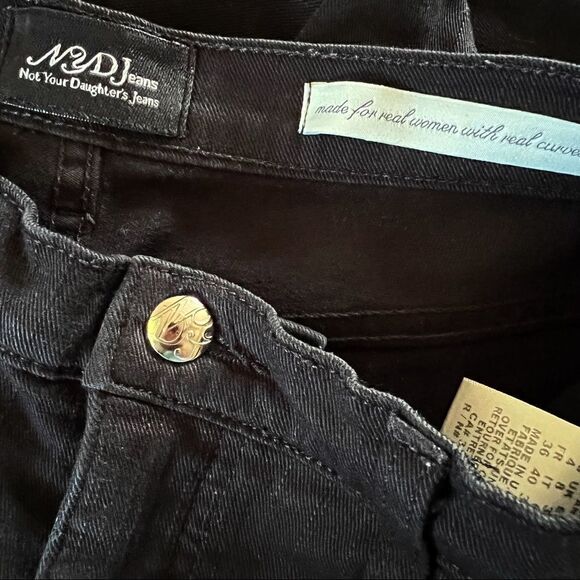 NYJD cropped capri bling hem jeans - Picture 2 of 5